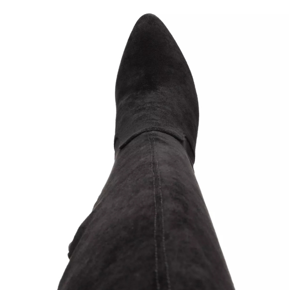 Wild Pair Bravy Over-the-Knee Stretch Boots Black -5 - Picture 5 of 10